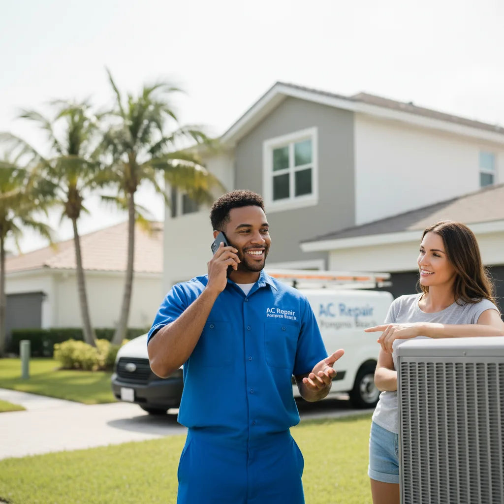 AC Repair Pompano Beach customer support in Vado